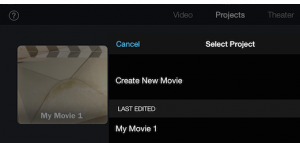 .... and then you either start a new project with the audio, OR add the audio to an existing project.